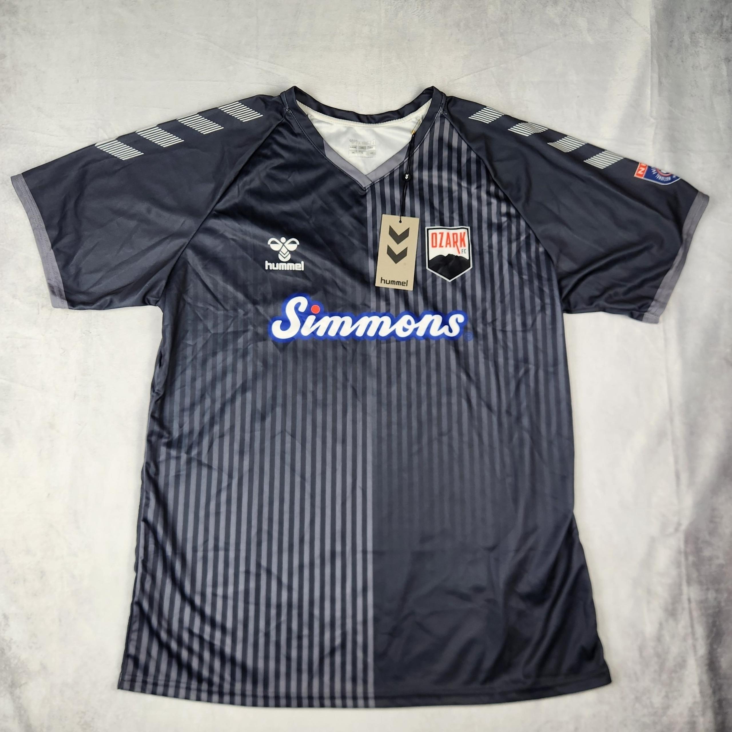 Hummel Soccer Jersey Shirt Ozark FC EU 2XL US XL Simmons NPSL Spain New