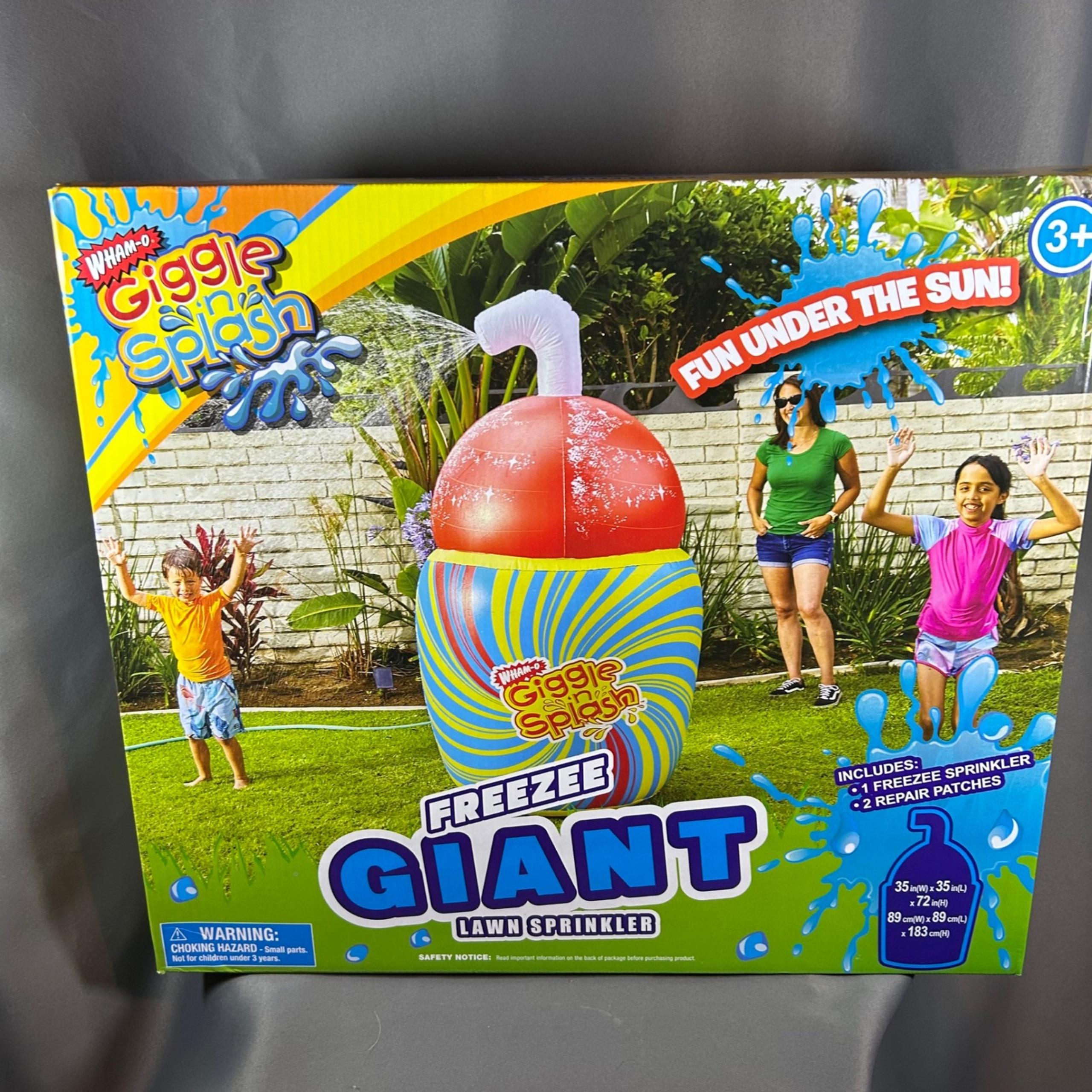 Wham-O Giggle N Splash Giant Lawn Sprinkler Inflatable Water Toy Fun Summer