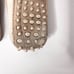 TOD'S Gommino Espadrille Driving Shoes Women 38.5 Beige Gold Loafers Leather