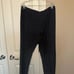 Size 10 Le Suit Dark Gray Window Pane with Tan Detail Women’s Suit