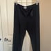 Size 10 Le Suit Dark Gray Window Pane with Tan Detail Women’s Suit