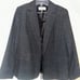 Size 10 Le Suit Dark Gray Window Pane with Tan Detail Women’s Suit