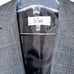 Size 10 Le Suit Dark Gray Window Pane with Tan Detail Women’s Suit