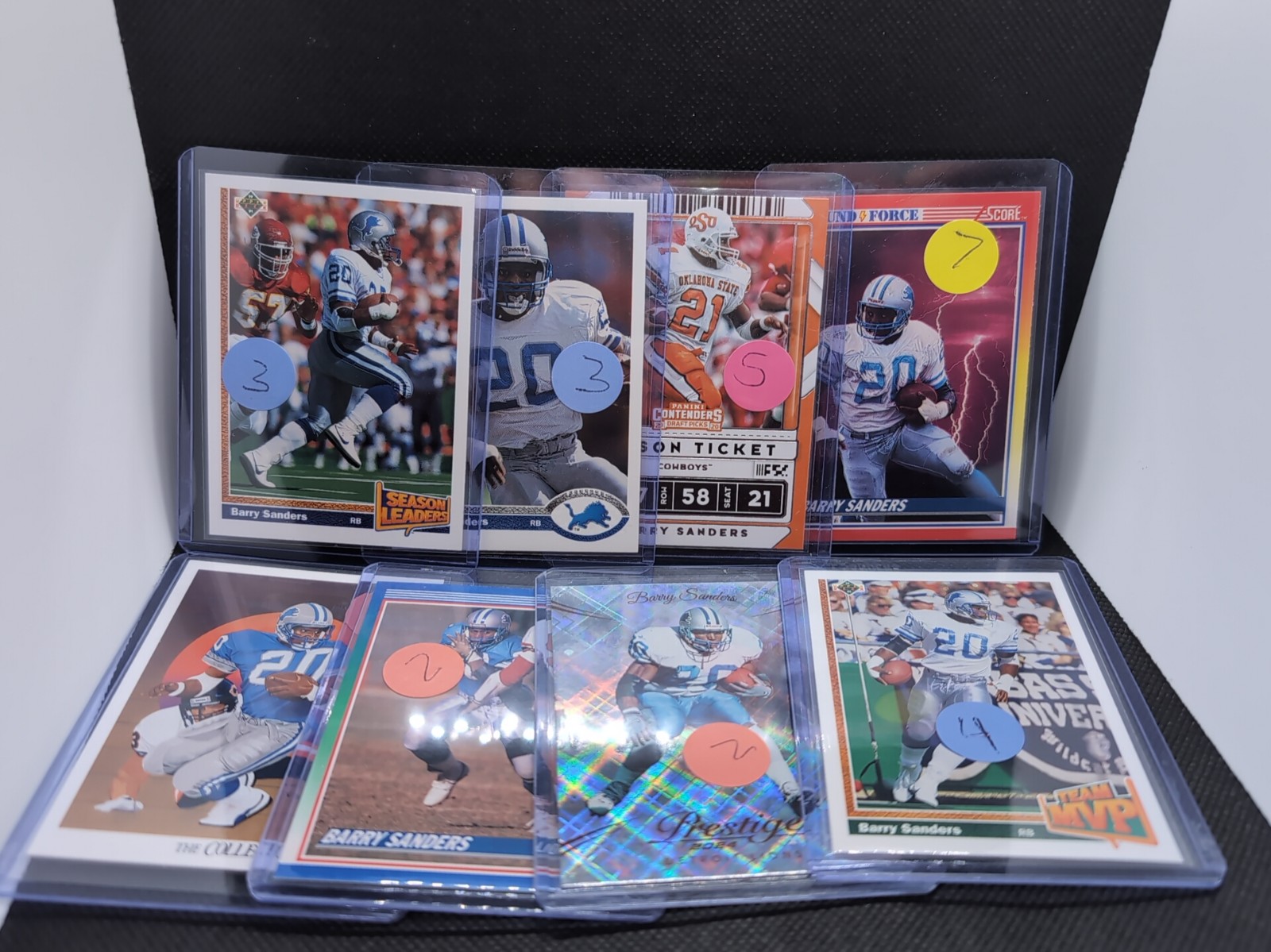 Barry Sanders Card Lot 25+ Cards Of The HOF Legend