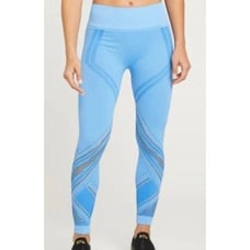 Soulcycle X Nux Women's Quintessential High Rise Blue Compression Leggings SZ S