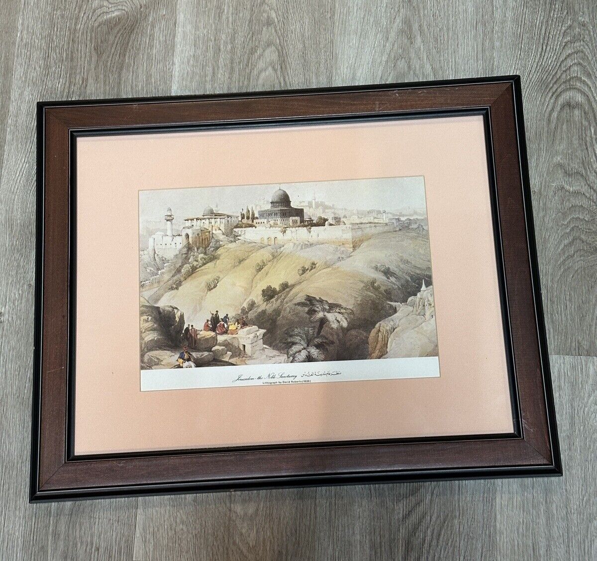 Old City Jerusalem Lithograph By David Roberts Print