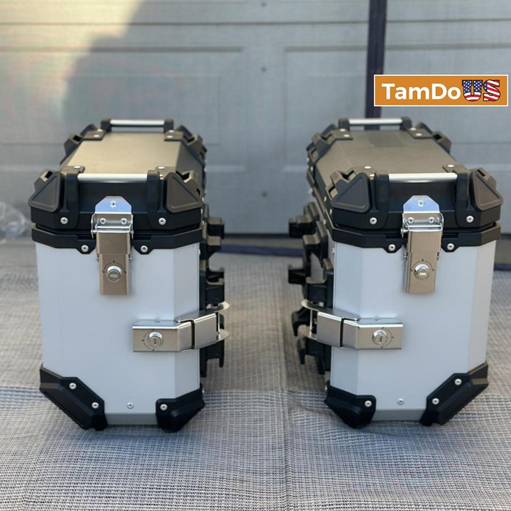 Universal Motorcycle Pannier Box Pair
