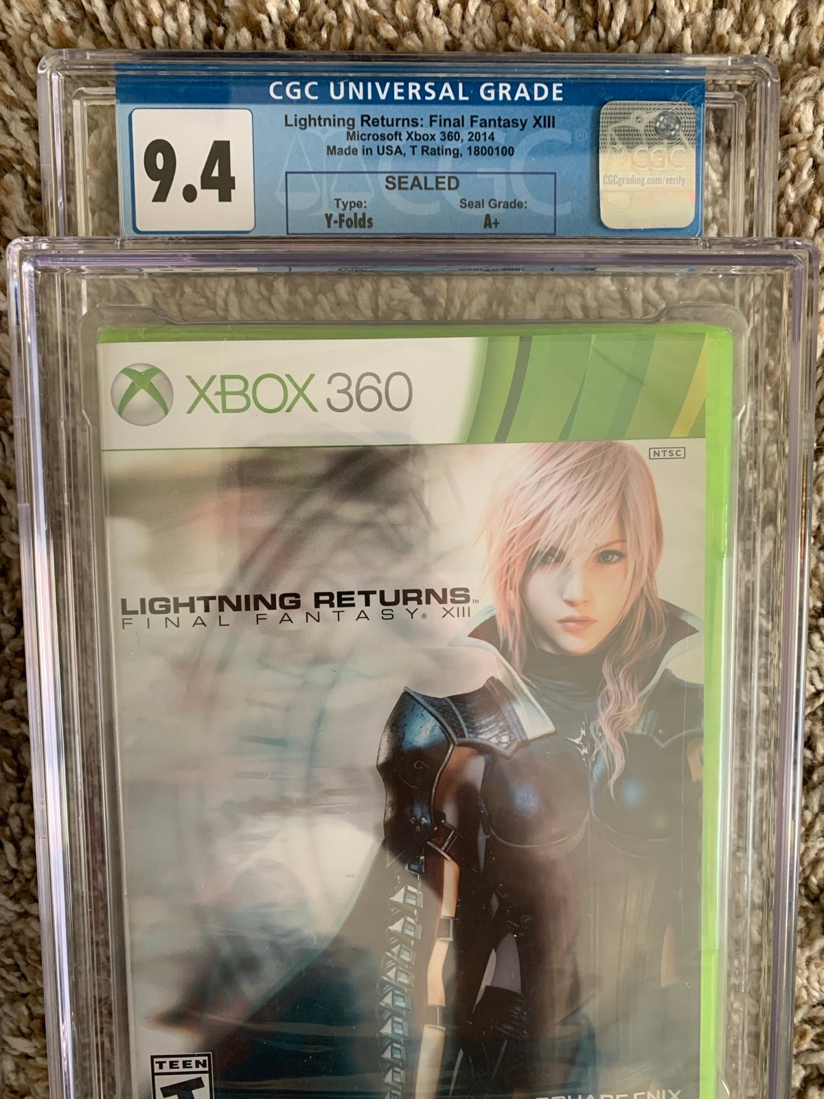 Final Fantasy XIII Lightning Returns sealed Xbox 360 CGC 9.4 A+