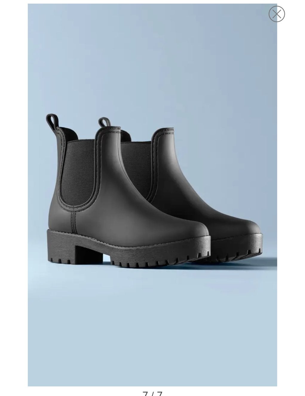 JEFFERY CAMPBELL Rain Booties 8