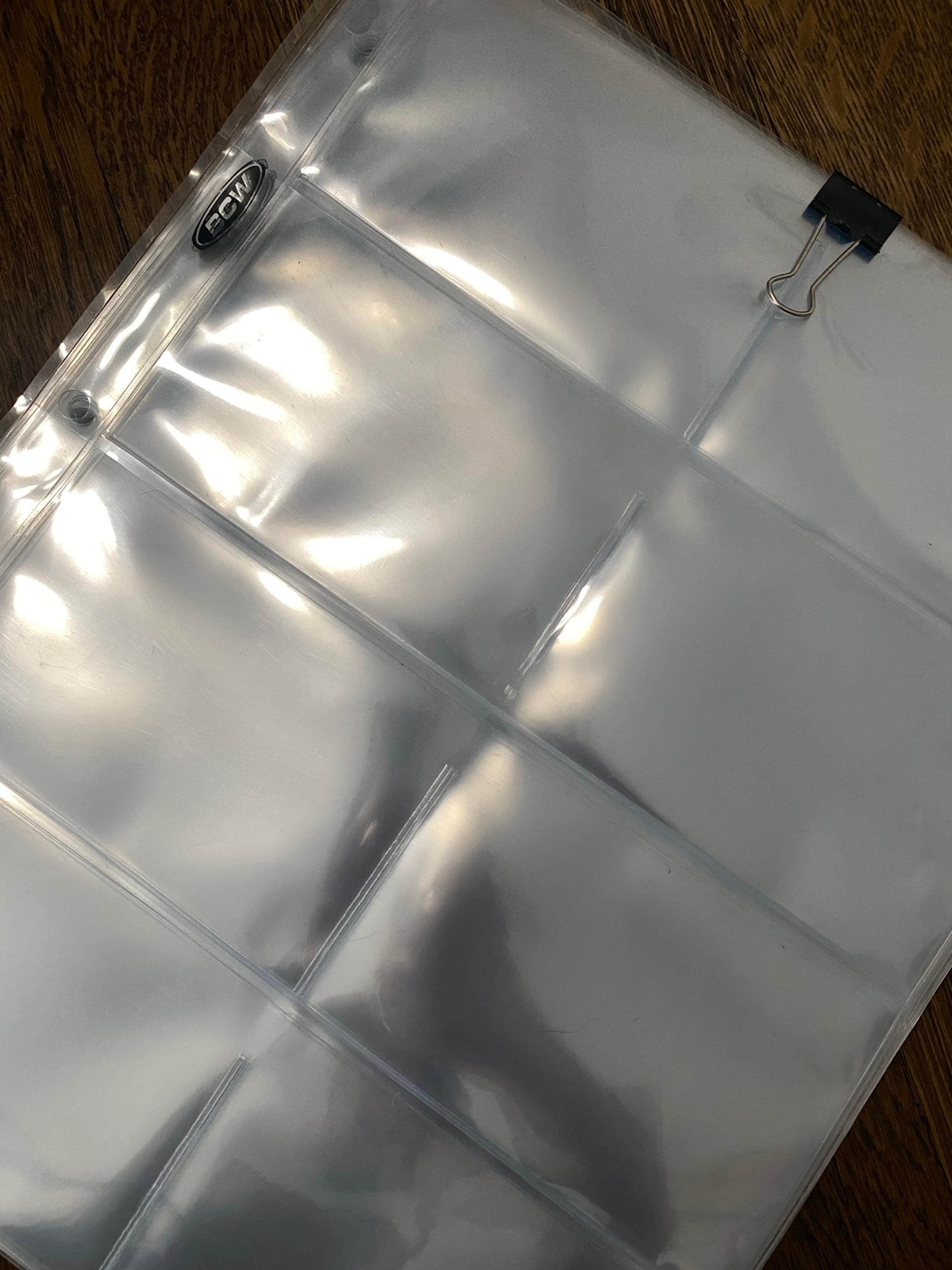Pack of 18 8-Pocket Trading Card Binder Pages - BCW