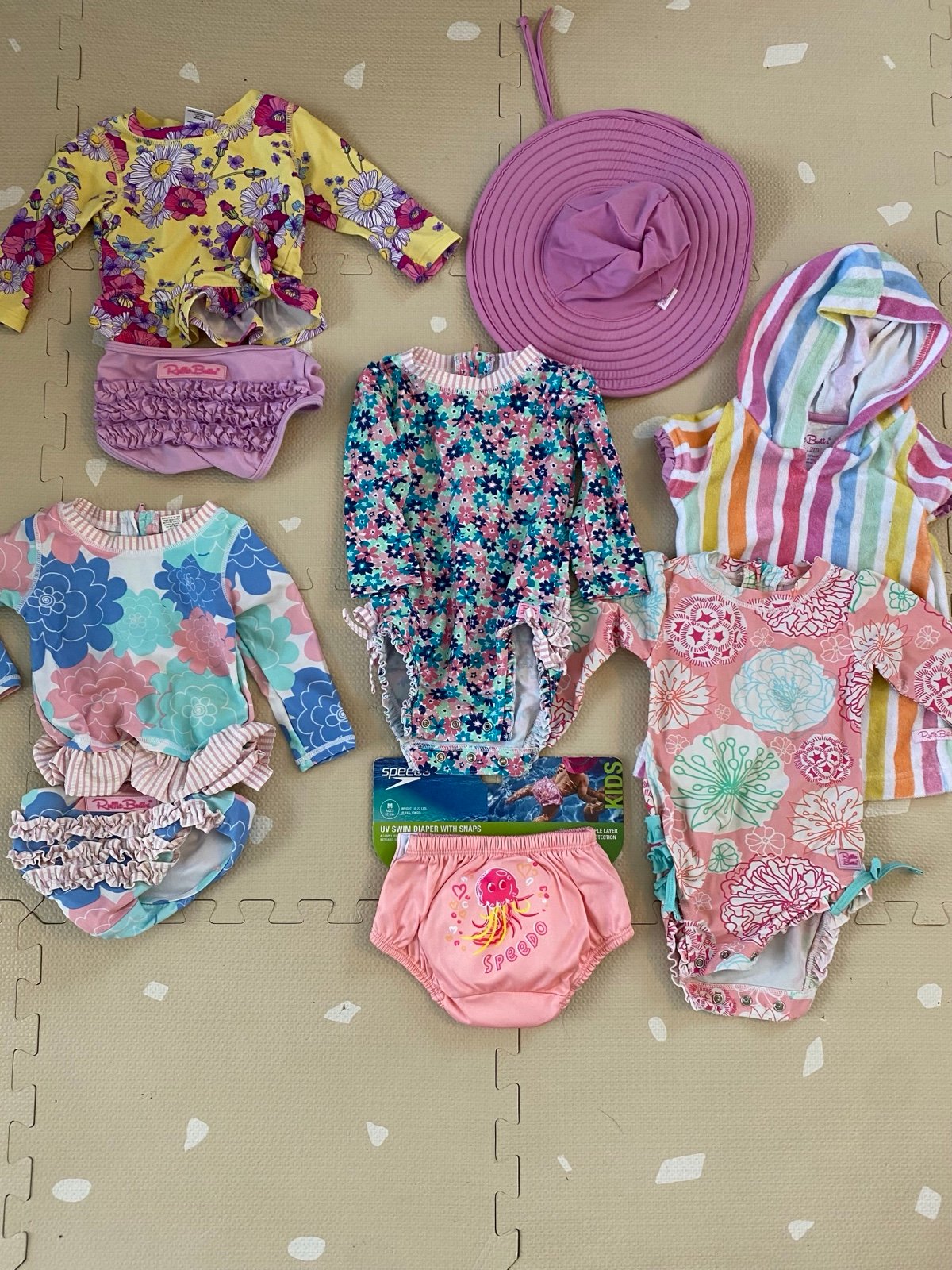 Rufflebutt swimsuit bundle 6-12 months