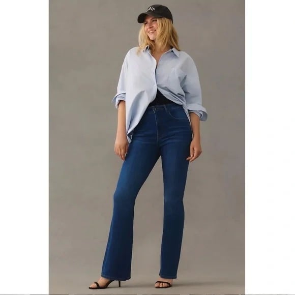 Anthropologie Pilcro The Icon Flare Jeans 23 Tall NWT