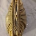 Judith Leiber vintage Gold Reptile Cross Body Purse.