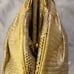 Judith Leiber vintage Gold Reptile Cross Body Purse.