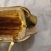 Judith Leiber vintage Gold Reptile Cross Body Purse.
