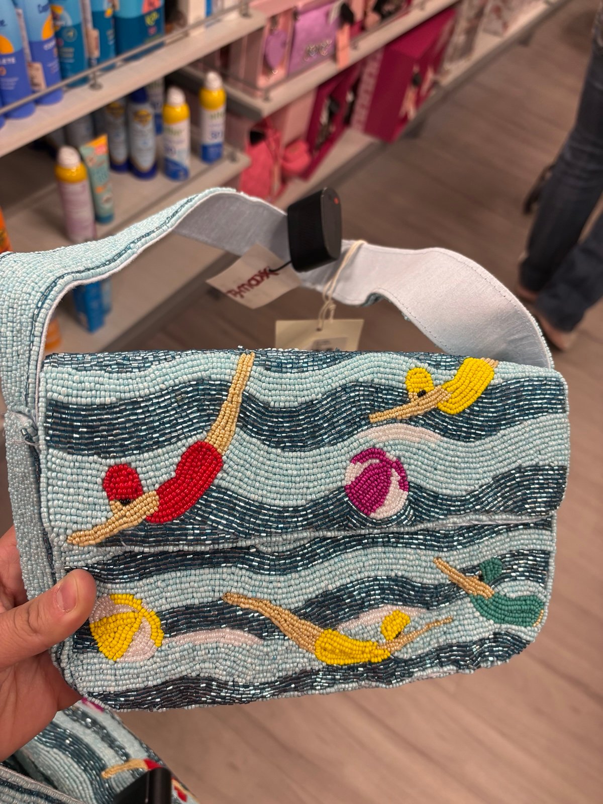 New Viral beach diver swimmer Beaded Bag Shoulder Bag Made in India