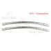 Set of 2 Replacement 12ft Flex Model Top Rail without Sockets Gray Bounce Pro