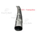 Set of 2 Replacement 12ft Flex Model Top Rail without Sockets Gray Bounce Pro