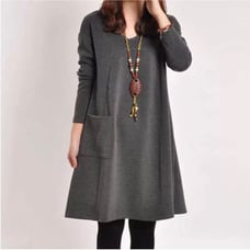 Winter autumn maternity dress