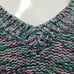 Madewell sweater Medium Spectrum v-neck chunky knit pullover heathered rainbow