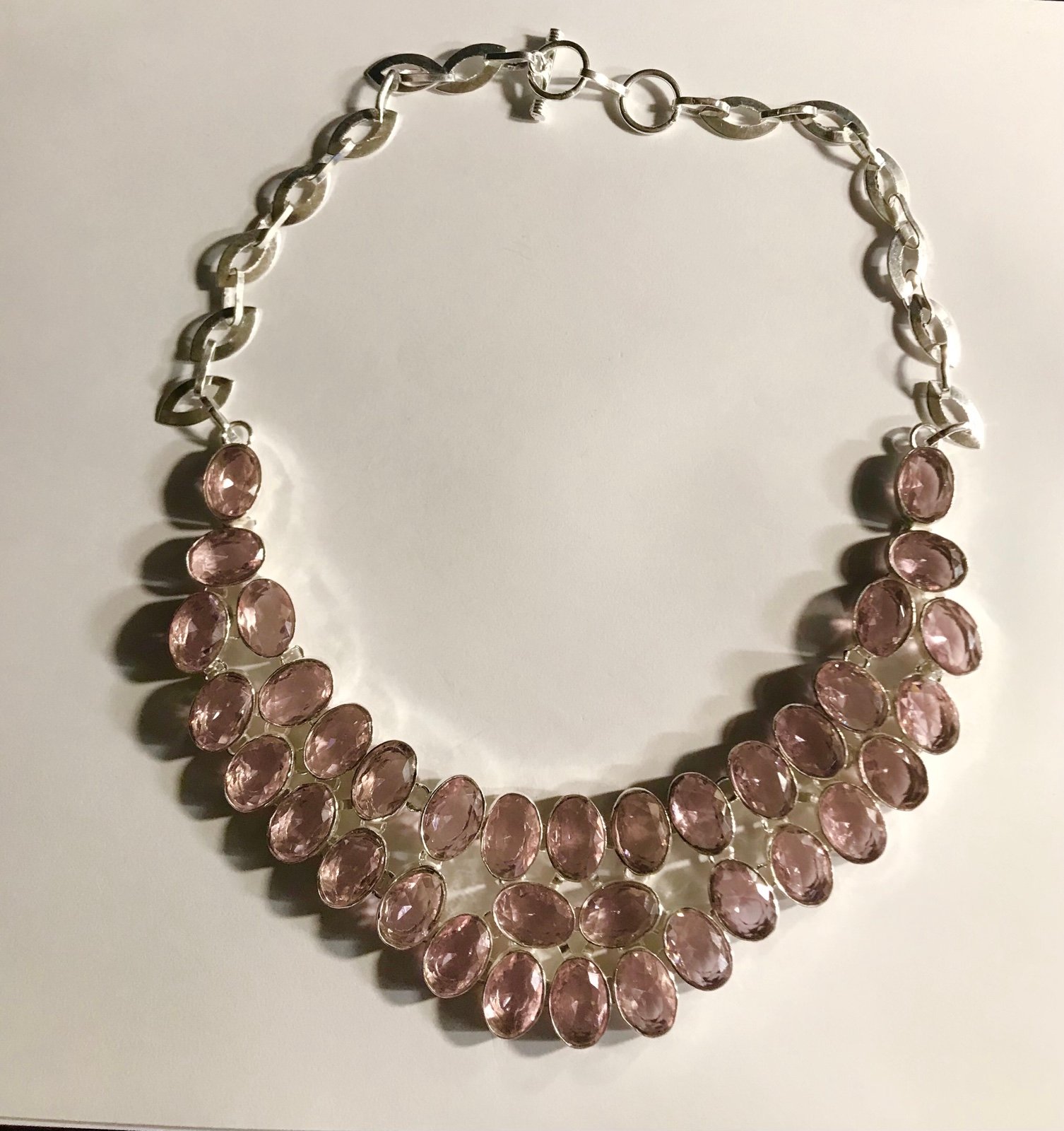 Kunzite 925 Sterling Silver Necklace