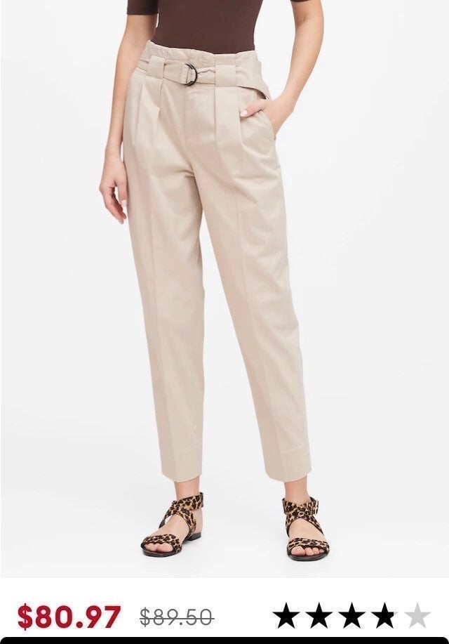 New Banana Republic High Waisted Pants