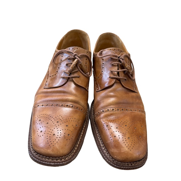 Mezlan men’s brown lace up shoe/loafer/dress shoe bolivar size 12M SKU 2732