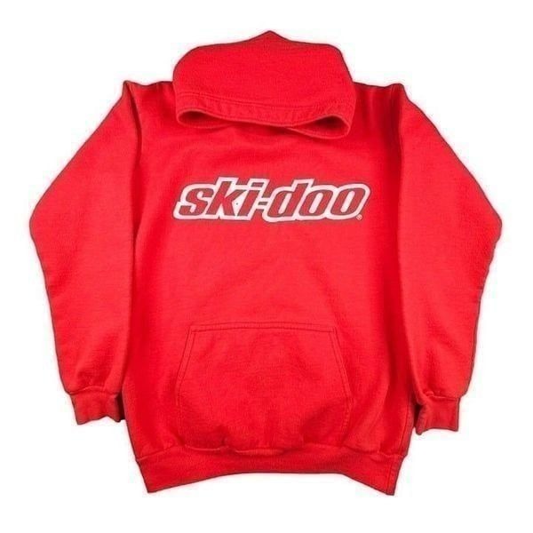 Vintage Ski Doo Sweatshirt Hoodie Mens Size Medium 90s Snowmobile Made In Canada