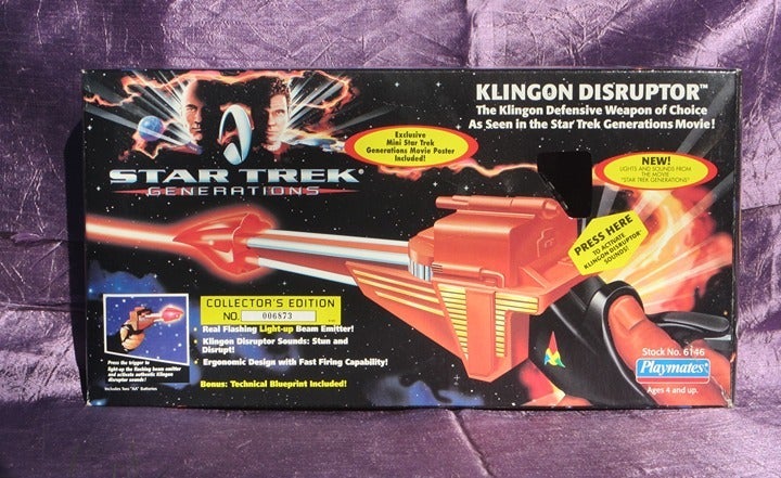 Playmates Star Trek Klingon Disruptor