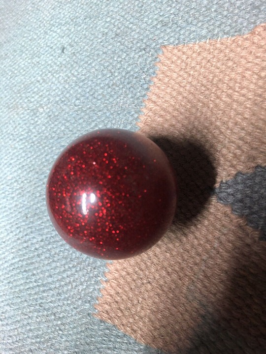 Vintage Original 1960s glitter Shift Knob Red Metal Flake Shifter Hot Rat Rod