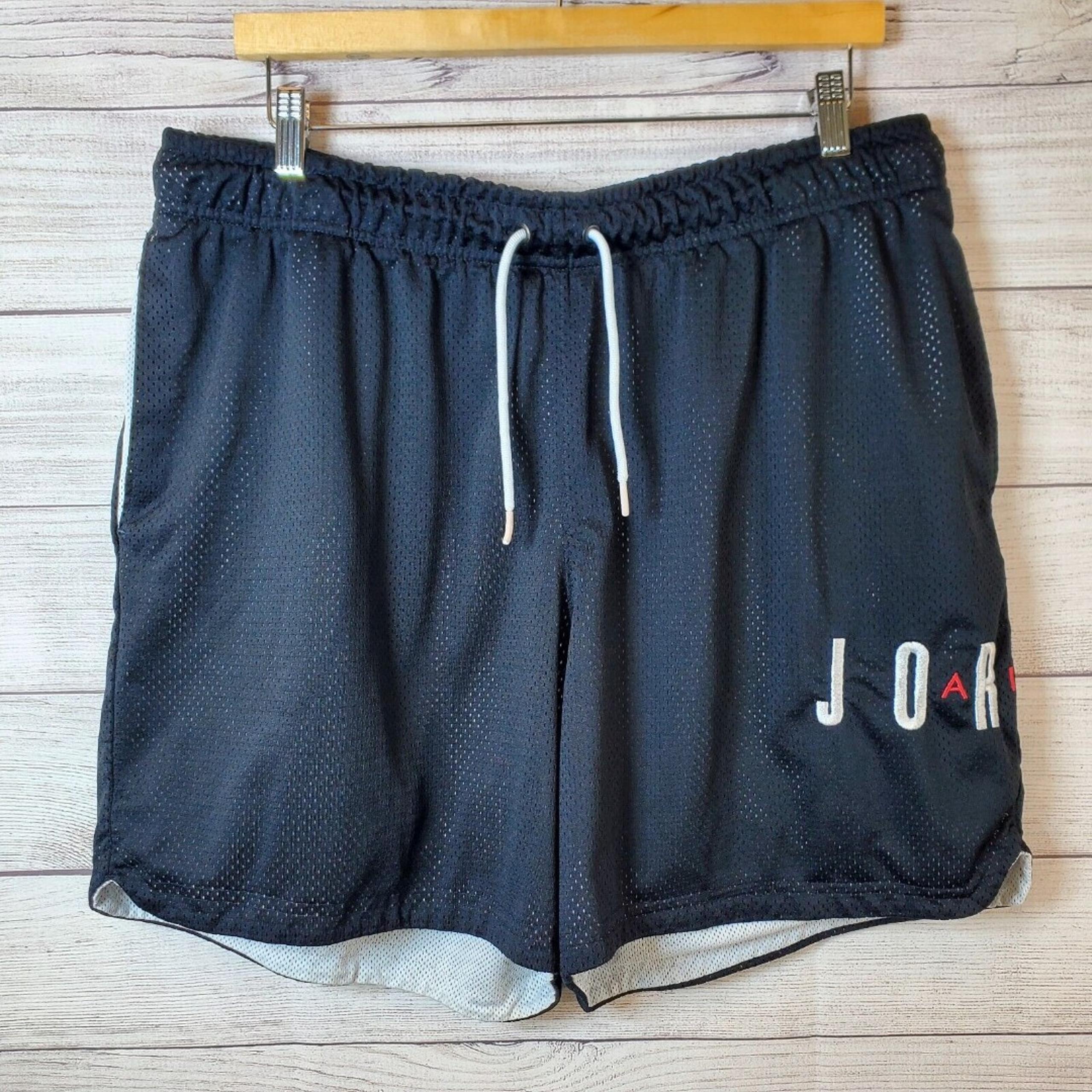 Nike Mens Air Jordan Jumpman Classics Mesh Black Shorts DV7742-010