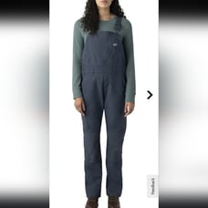 NWT Dickies Womens Temp-Iq® Ripstop Bib Overall, Rinsed Air Force size small