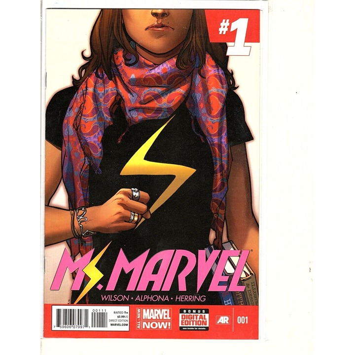 Ms. Marvel Issue 1 with Bonus Digital Issue Comic Book 2014 Near Mint
