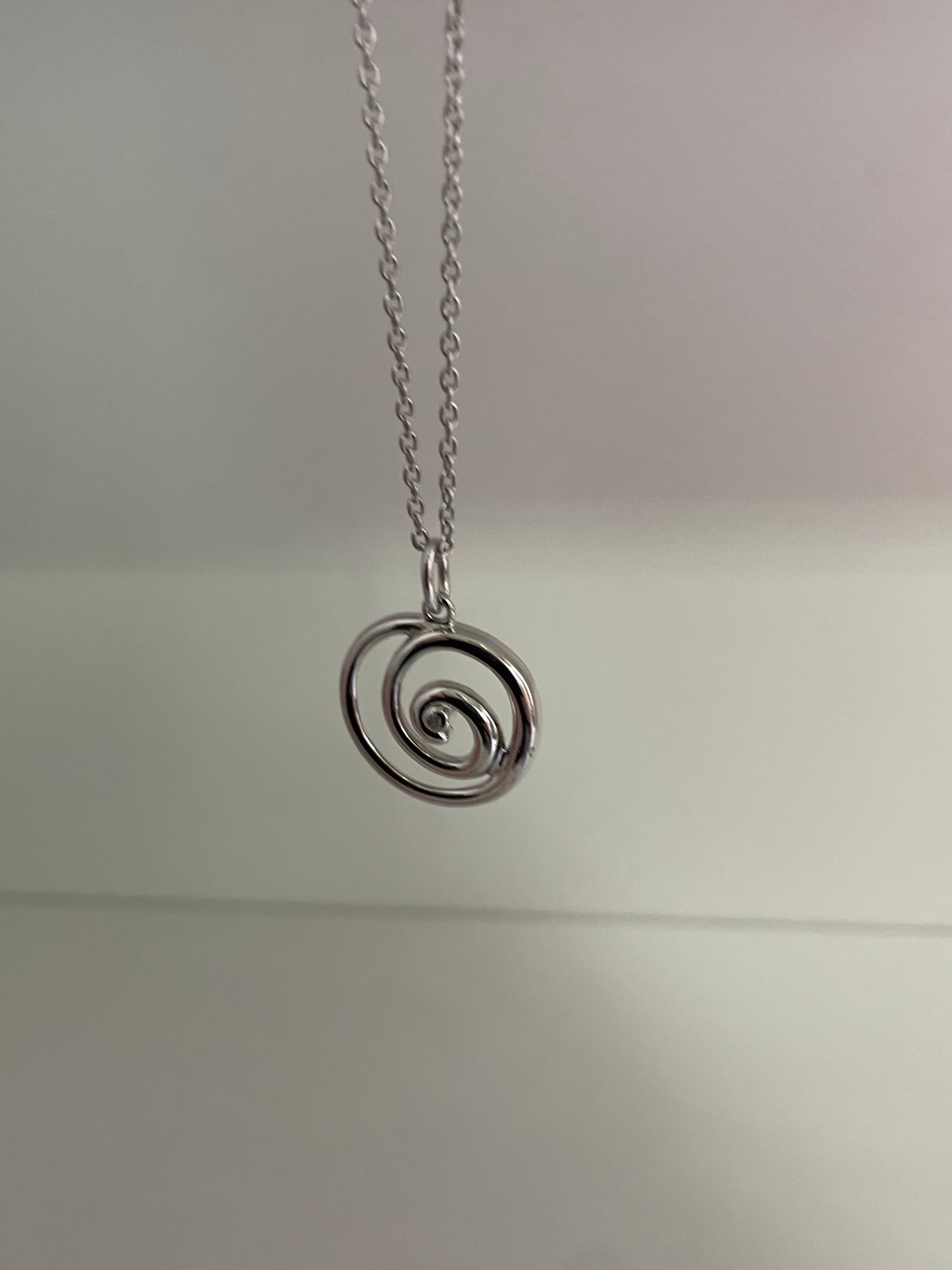 Hot Diamonds Eternity Spiral Silver Pendant Necklace