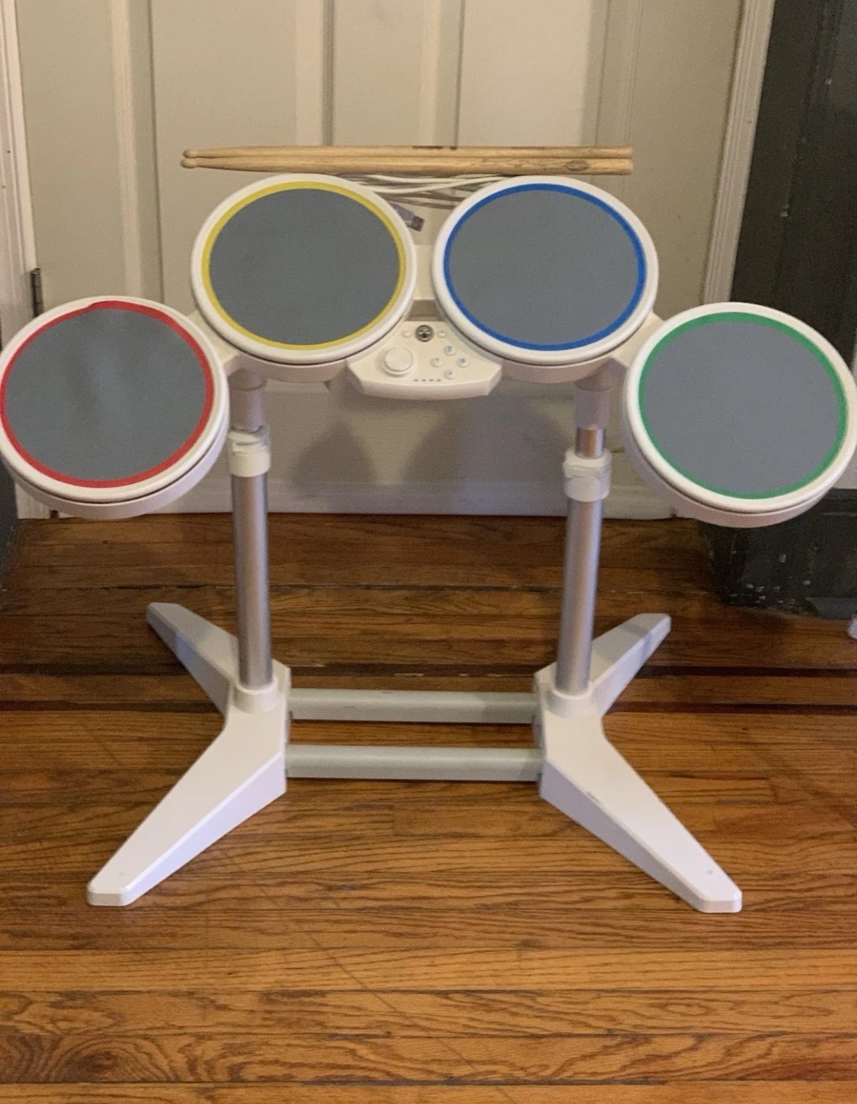 Rock Band Drum Set Wired Nintendo Wii Tested Working