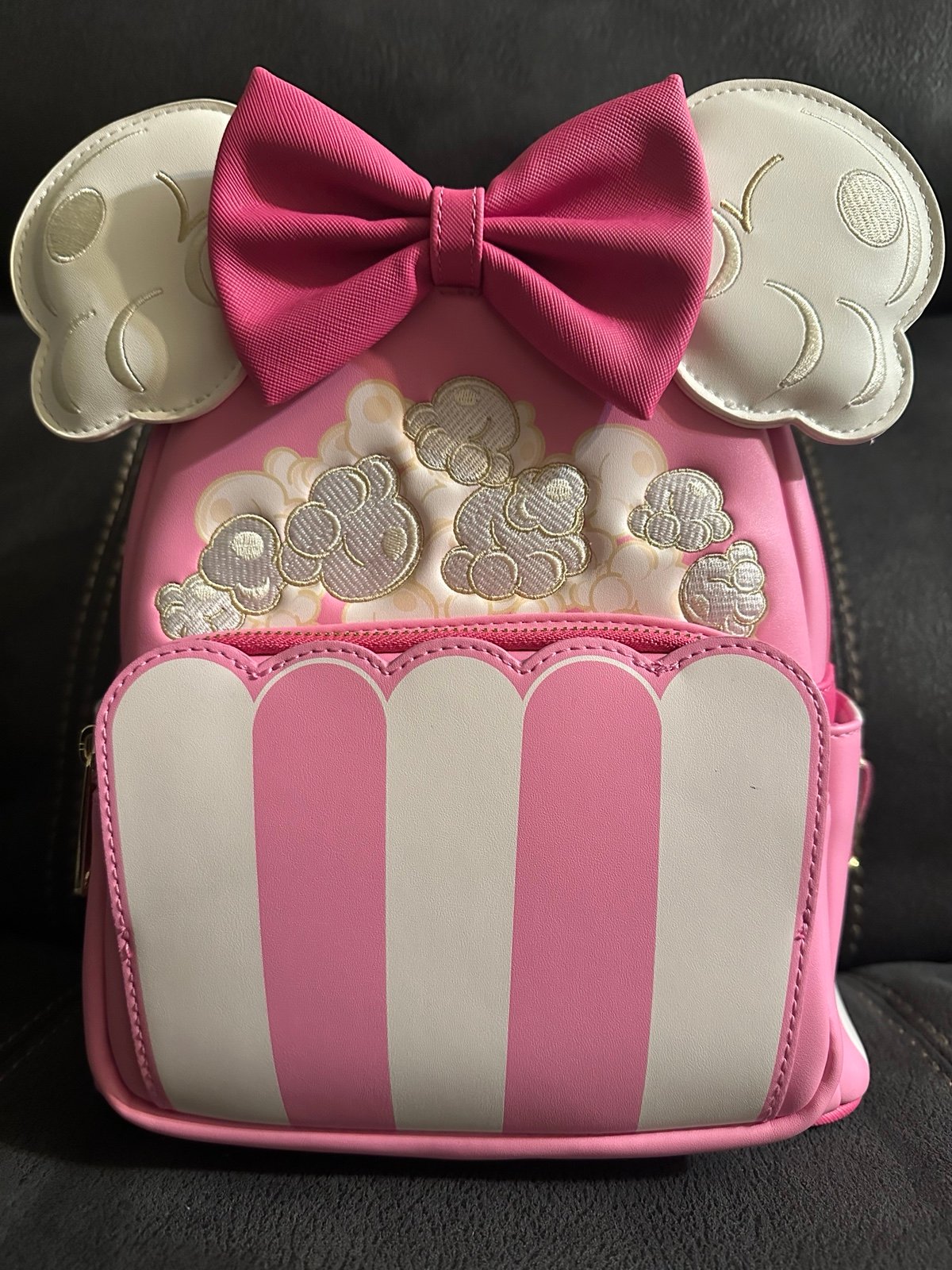 Loungefly Minnie Mouse Popcorn Ears Mini Backpack