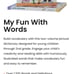 My Fun with Words picture dictionary set