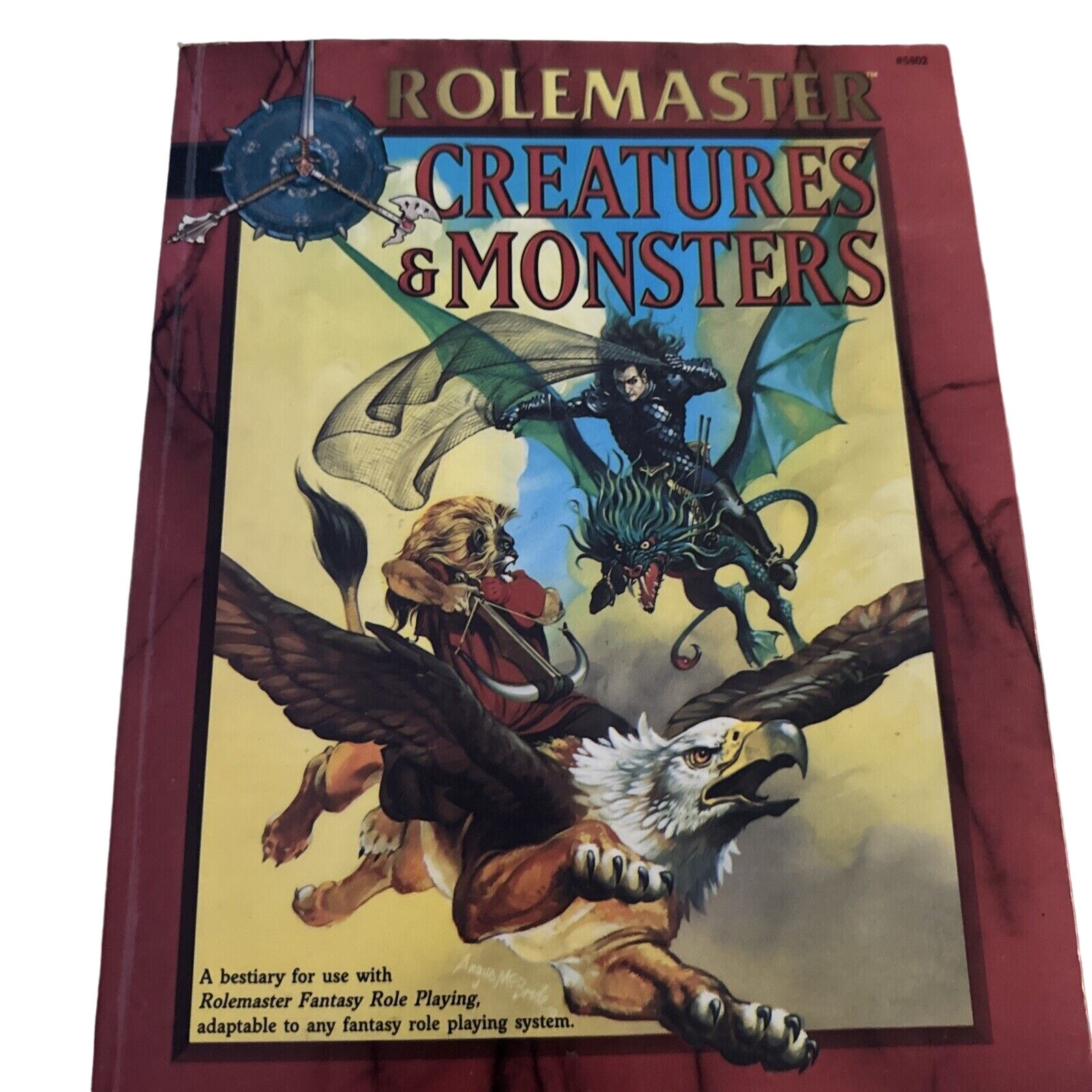 Rolemaster Creatures and Monsters Companion ICE 5802 2nd Edition 1st Print 1999