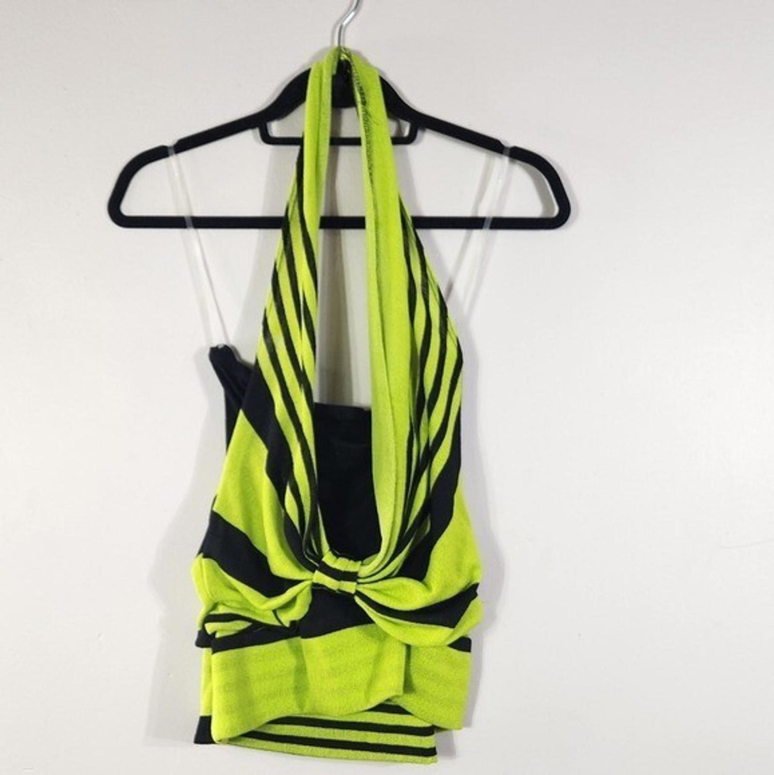 Flamingo Y2K Halter Strapless top women size M