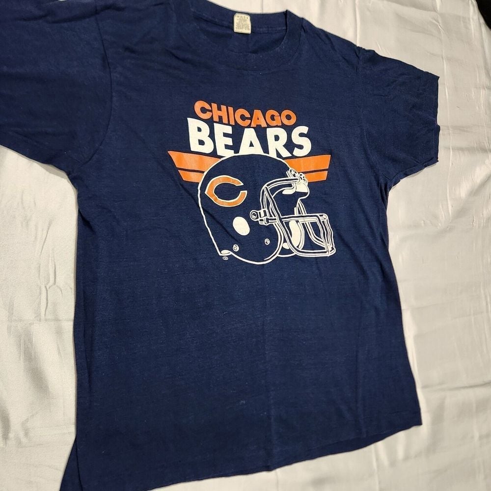 Chicago Bears Shirt Small Large *READ* Single Stitch NFL VINTAGE 80S Football