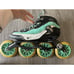 VNLA Vanilla Carbon Inline Speed Skates 7000 Series Green 13.2 195mm FOR PARTS
