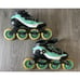 VNLA Vanilla Carbon Inline Speed Skates 7000 Series Green 13.2 195mm FOR PARTS
