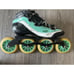 VNLA Vanilla Carbon Inline Speed Skates 7000 Series Green 13.2 195mm FOR PARTS
