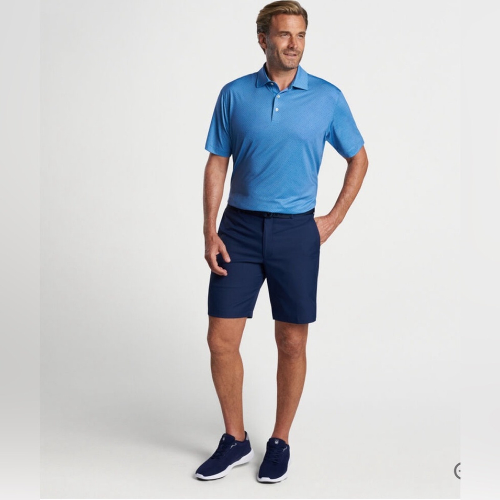 Petter Millar Salem Performance Golf Short Navy SZ 36