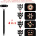 Solar Pathway Lights 4 Pcs, 12 Colors Solar Outdoor Lights with Remote Control