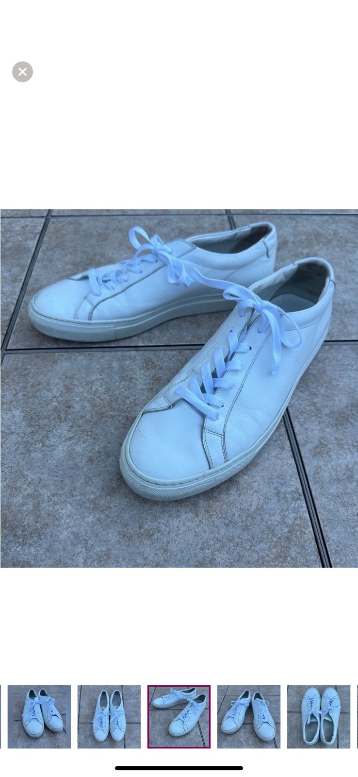 Common Projects Unisex Original Achilles Leather Low-Top