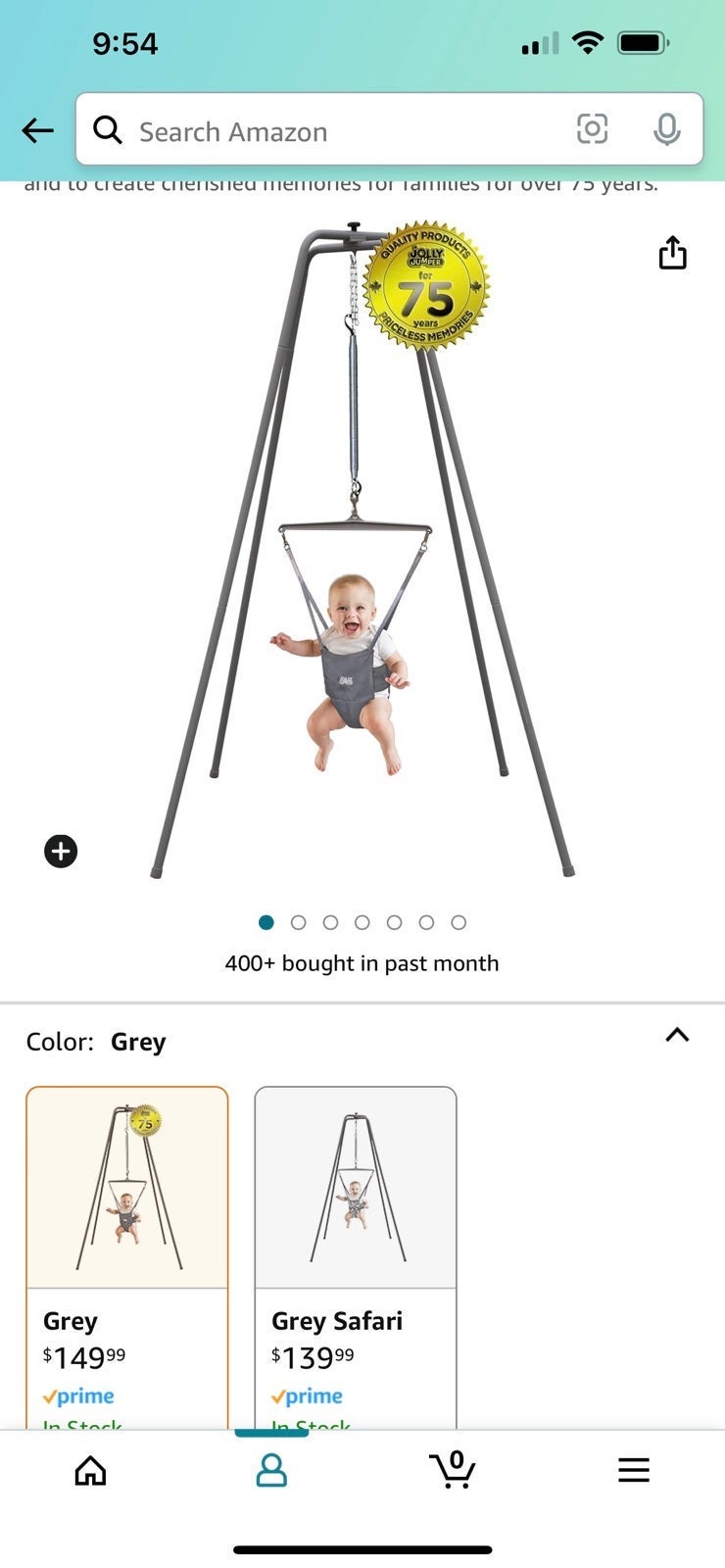 Jolly Jumper with stand