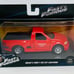 Fast Furious Die Cast Brians Ford F150 SVT Lightning Red Pickup Truck Jada NEW