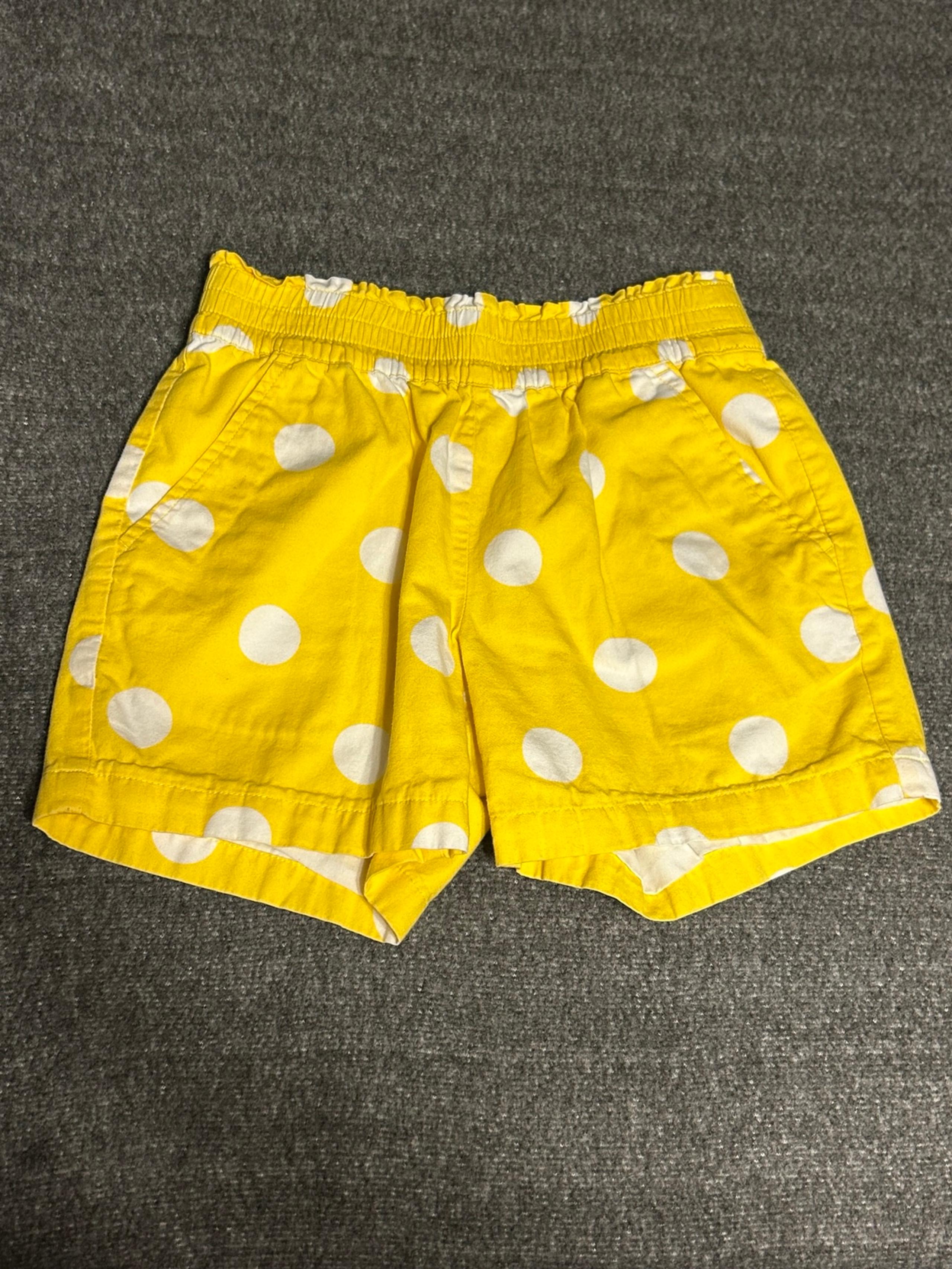 Hanna Andersson Yellow Polka Dot Kids Shorts