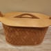 Vintage XL Swedish Woven Tine Sweeping Basket